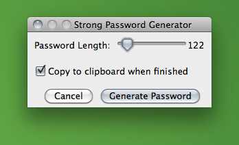 Generating a password